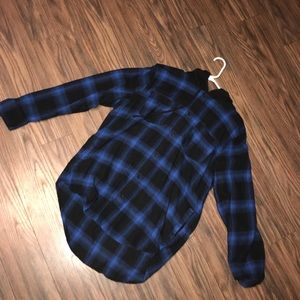 Pacsun hooded flannel